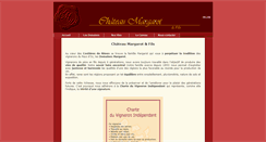 Desktop Screenshot of chateau-margarot.com